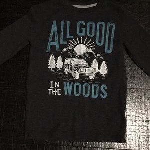 😎 Black Old Navy Sweatshirt Boys SZ 8